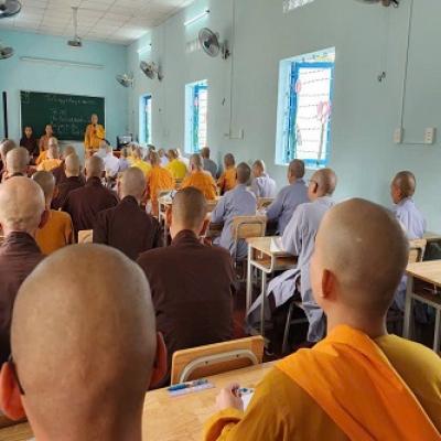 Khai Mạc Kỳ Thi Học Kỳ 1 Trung Cấp Phật Học Tại Tổ Đình Quan Âm Tu Viện Biên Hòa